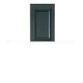 Mr Mxyzptlk Perfect Shutters IR521563331 Premier Raised Panel Exterior Decorative Shutters; Heritage Green - 15 x 63 in. IR521563331